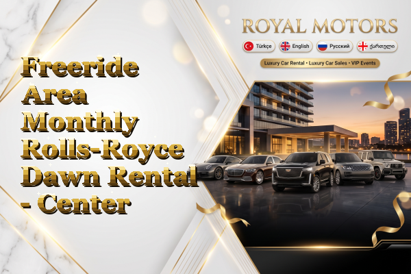 Freeride Area Monthly Rolls-Royce Dawn Rental - Center