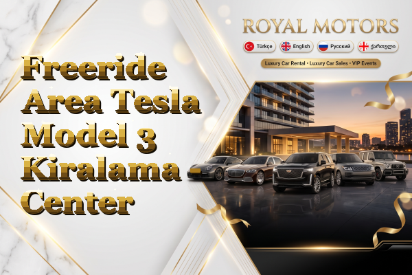 Freeride Area Tesla Model 3 Kiralama - Center