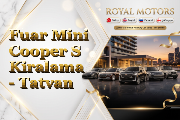 Fuar Mini Cooper S Kiralama - Tatvan