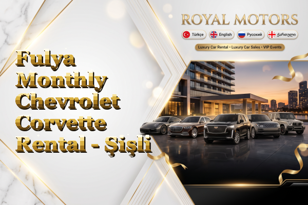 Fulya Monthly Chevrolet Corvette Rental - Şişli