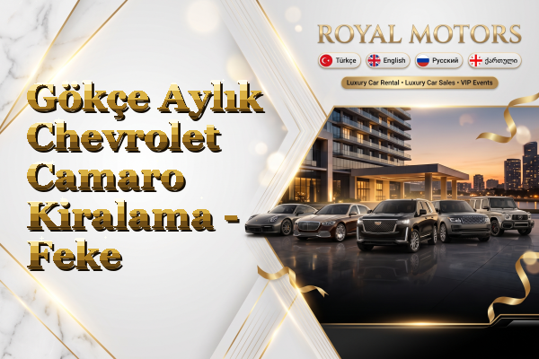 Gökçe Aylık Chevrolet Camaro Kiralama - Feke