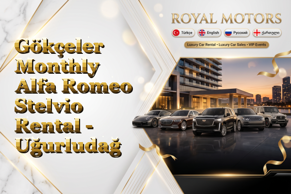 Gökçeler Monthly Alfa Romeo Stelvio Rental - Uğurludağ