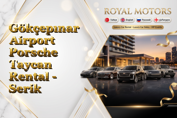 Gökçepınar Airport Porsche Taycan Rental - Serik