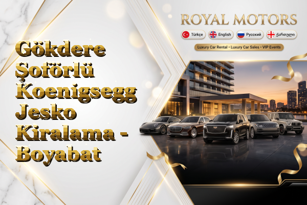 Gökdere Şoförlü Koenigsegg Jesko Kiralama - Boyabat