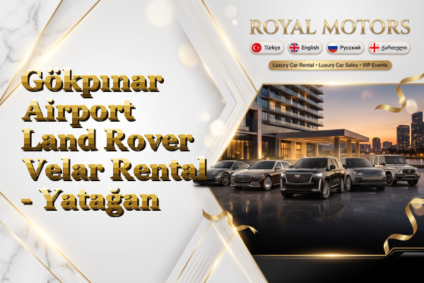 Gökpınar Airport Land Rover Velar Rental - Yatağan