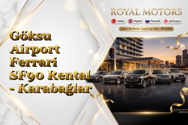 Göksu Airport Ferrari SF90 Rental - Karabağlar