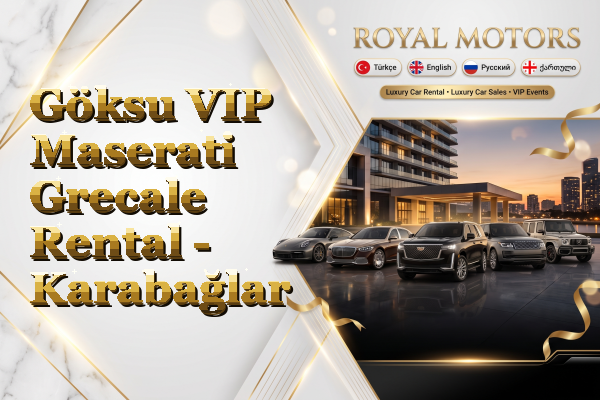 Göksu VIP Maserati Grecale Rental - Karabağlar