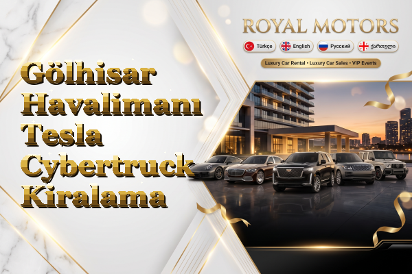 Gölhisar Havalimanı Tesla Cybertruck Kiralama
