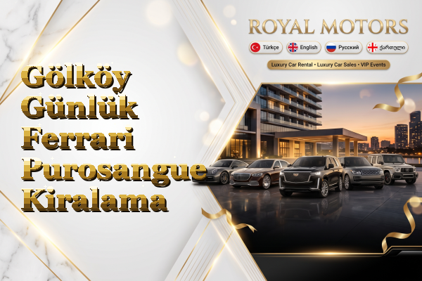Gölköy Günlük Ferrari Purosangue Kiralama