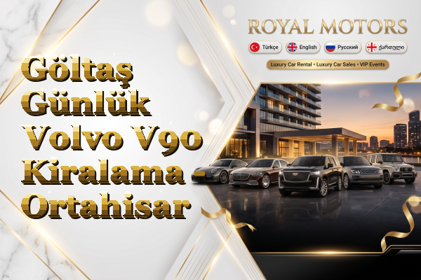 Göltaş Günlük Volvo V90 Kiralama - Ortahisar