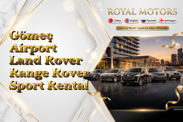 Gömeç Airport Land Rover Range Rover Sport Rental