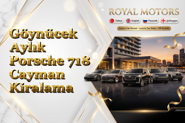 Göynücek Aylık Porsche 718 Cayman Kiralama