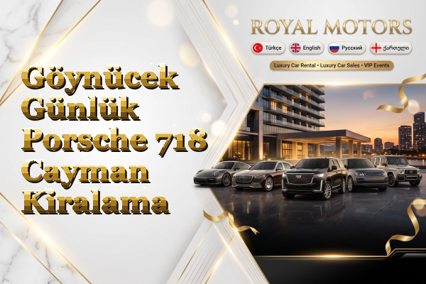 Göynücek Günlük Porsche 718 Cayman Kiralama