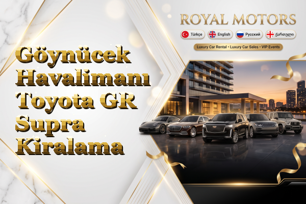 Göynücek Havalimanı Toyota GR Supra Kiralama