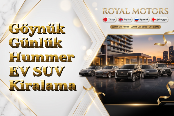 Göynük Günlük Hummer EV SUV Kiralama