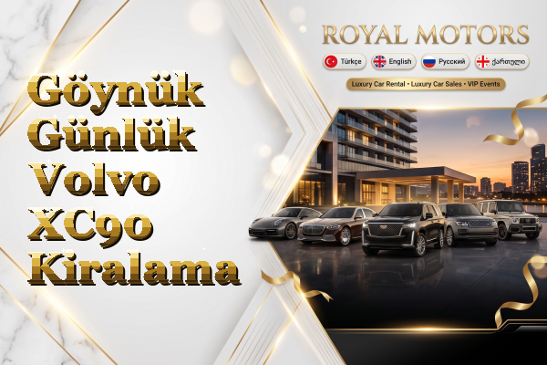 Göynük Günlük Volvo XC90 Kiralama