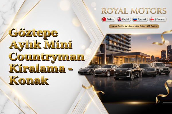 Göztepe Aylık Mini Countryman Kiralama - Konak