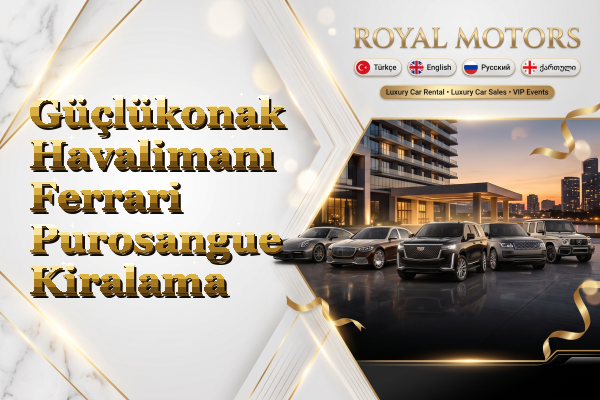 Güçlükonak Havalimanı Ferrari Purosangue Kiralama
