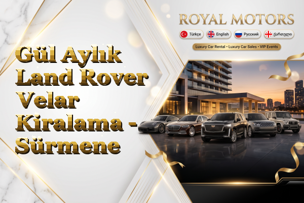 Gül Aylık Land Rover Velar Kiralama - Sürmene