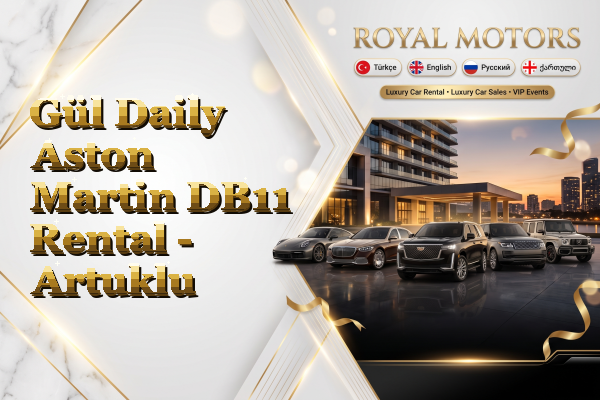 Gül Daily Aston Martin DB11 Rental - Artuklu