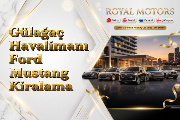 Gülağaç Havalimanı Ford Mustang Kiralama