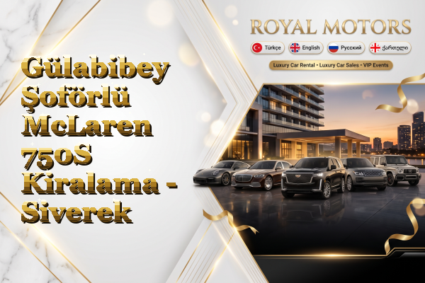 Gülabibey Şoförlü McLaren 750S Kiralama - Siverek