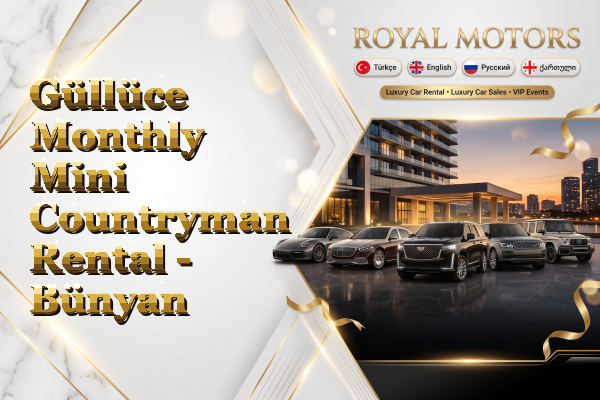 Güllüce Monthly Mini Countryman Rental - Bünyan