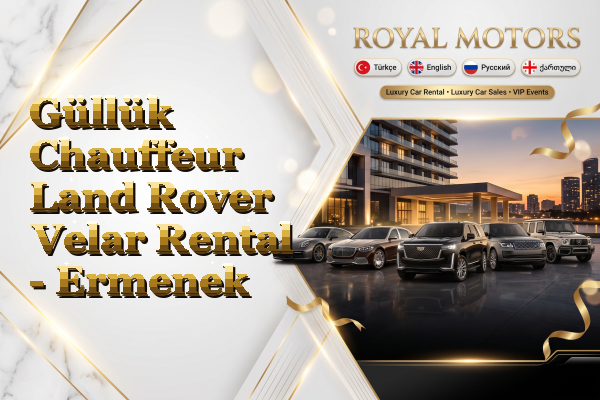 Güllük Chauffeur Land Rover Velar Rental - Ermenek
