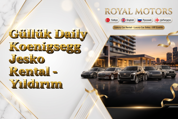 Güllük Daily Koenigsegg Jesko Rental - Yıldırım