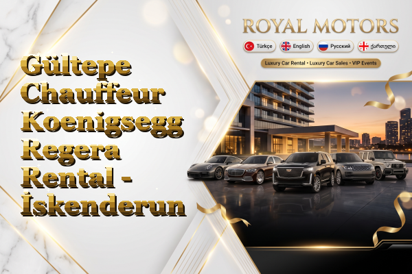 Gültepe Chauffeur Koenigsegg Regera Rental - İskenderun