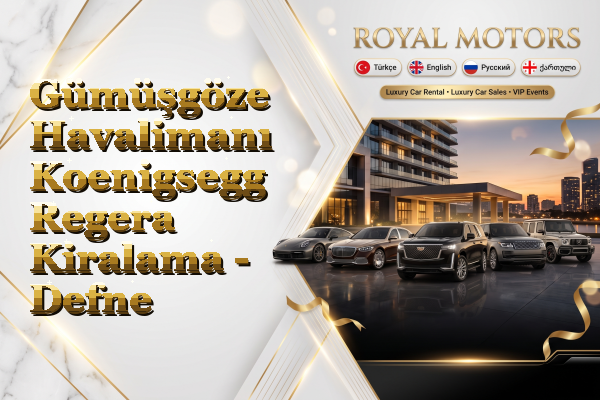 Gümüşgöze Havalimanı Koenigsegg Regera Kiralama - Defne