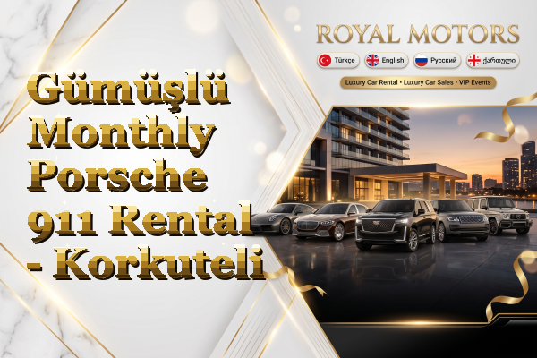 Gümüşlü Monthly Porsche 911 Rental - Korkuteli
