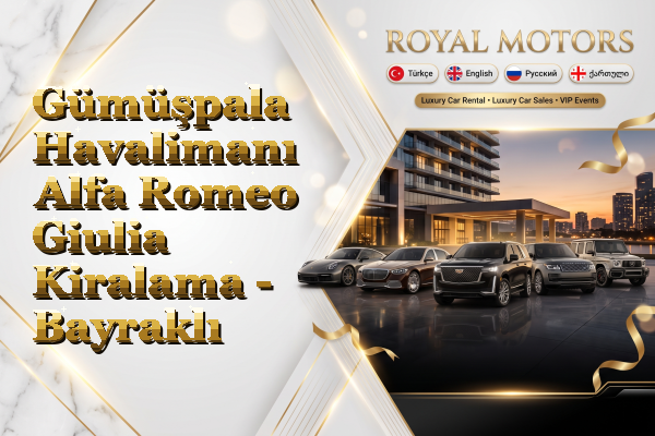 Gümüşpala Havalimanı Alfa Romeo Giulia Kiralama - Bayraklı