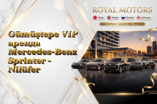 Gümüştepe VIP аренда Mercedes-Benz Sprinter - Nilüfer