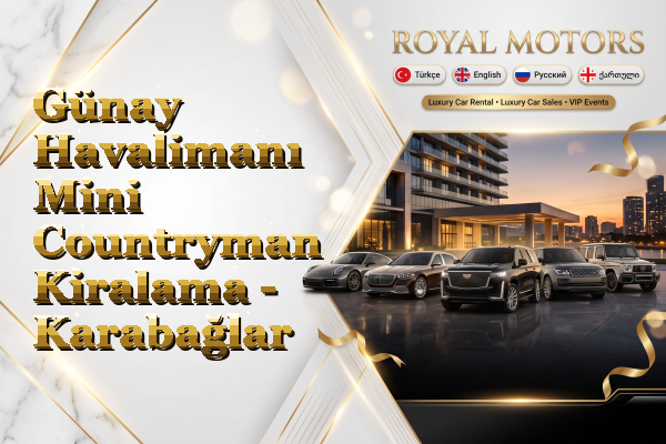 Günay Havalimanı Mini Countryman Kiralama - Karabağlar