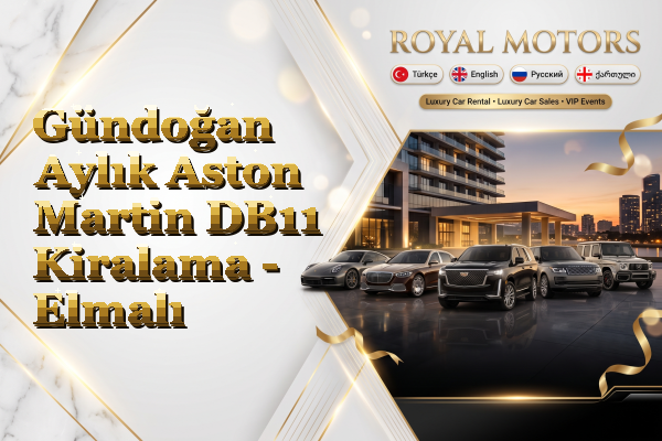Gündoğan Aylık Aston Martin DB11 Kiralama - Elmalı