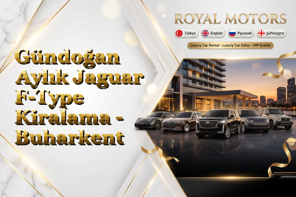 Gündoğan Aylık Jaguar F-Type Kiralama - Buharkent