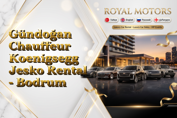 Gündoğan Chauffeur Koenigsegg Jesko Rental - Bodrum