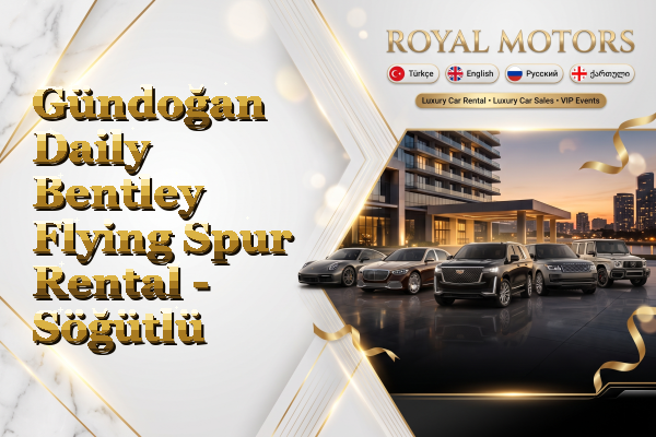 Gündoğan Daily Bentley Flying Spur Rental - Söğütlü