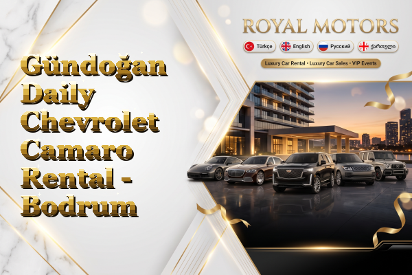 Gündoğan Daily Chevrolet Camaro Rental - Bodrum