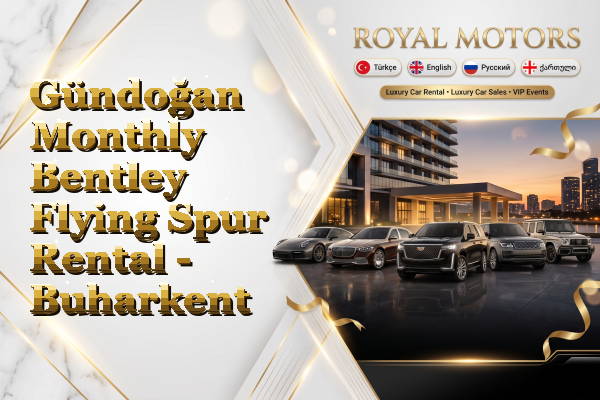 Gündoğan Monthly Bentley Flying Spur Rental - Buharkent