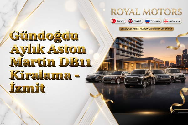 Gündoğdu Aylık Aston Martin DB11 Kiralama - İzmit
