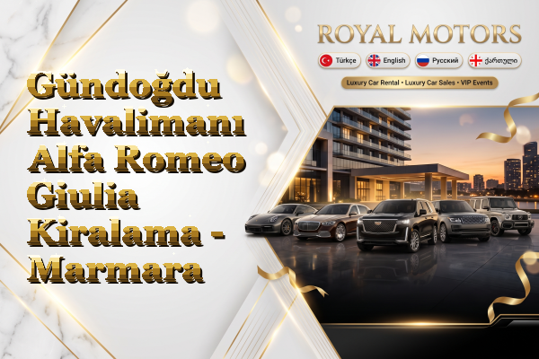 Gündoğdu Havalimanı Alfa Romeo Giulia Kiralama - Marmara