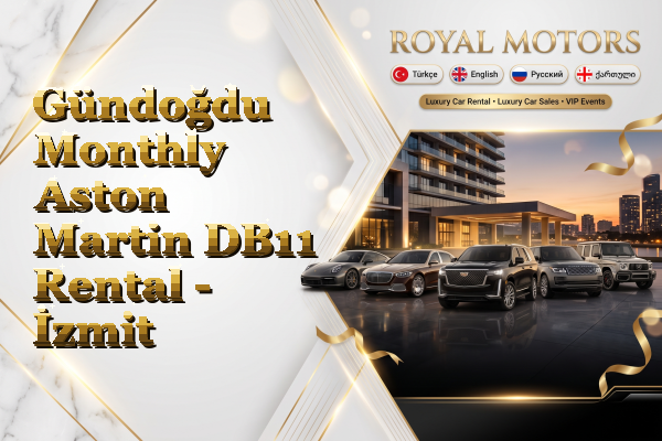 Gündoğdu Monthly Aston Martin DB11 Rental - İzmit