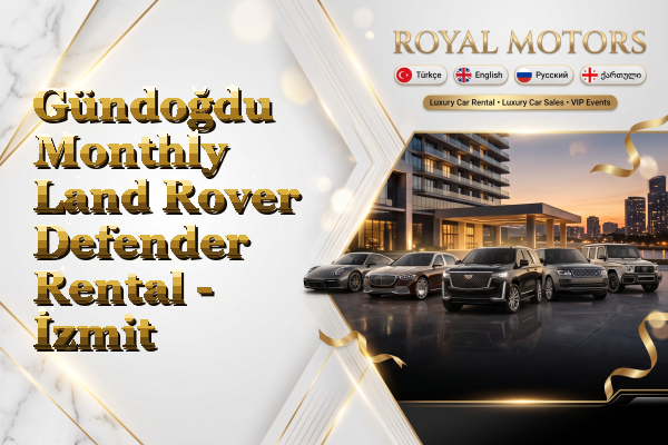 Gündoğdu Monthly Land Rover Defender Rental - İzmit