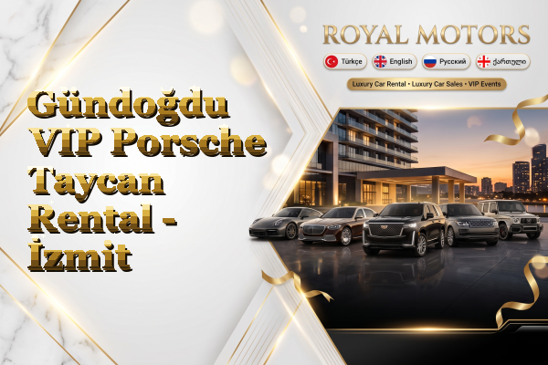 Gündoğdu VIP Porsche Taycan Rental - İzmit