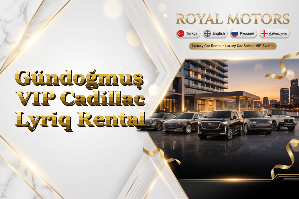 Gündoğmuş VIP Cadillac Lyriq Rental
