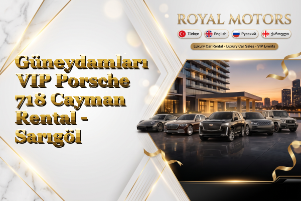 Güneydamları VIP Porsche 718 Cayman Rental - Sarıgöl