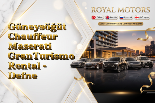 Güneysöğüt Chauffeur Maserati GranTurismo Rental - Defne