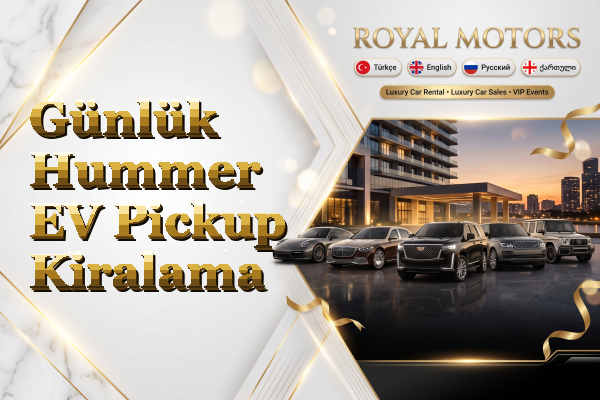 Günlük Hummer EV Pickup Kiralama
